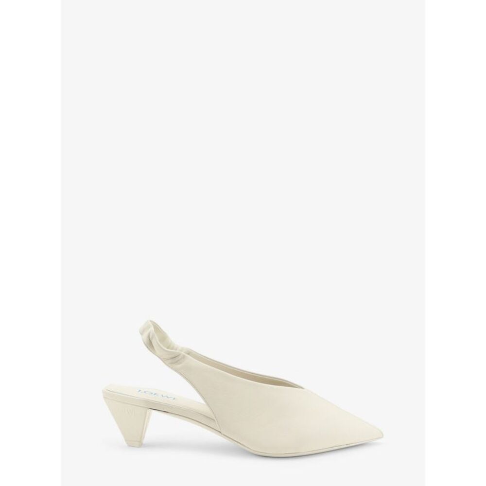 Loewe Women Origami Cubic Leather Slingback